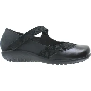 Women's Naot Luga Black Lace Nubuck/Leather