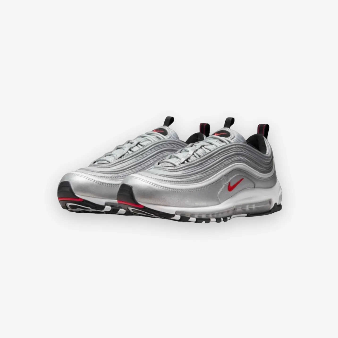 Women's Nike Air Max 97 OG Metallic Silver Varsity Red DQ9131-002