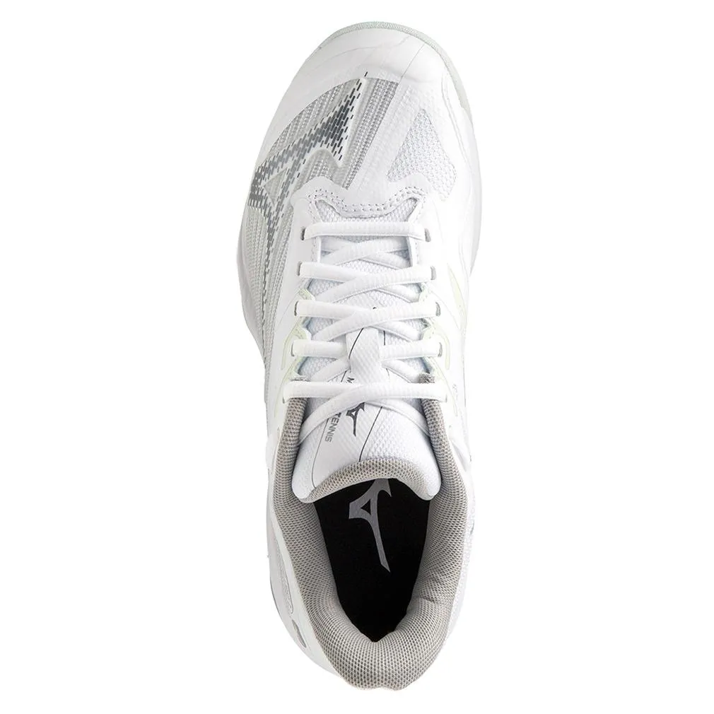 Women's Wave Exceed Light 2 AC Tennis Shoes White and Metallic Grey