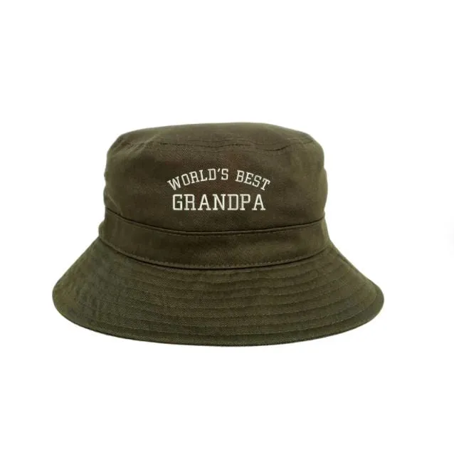 World's Best Grandpa Bucket Hat