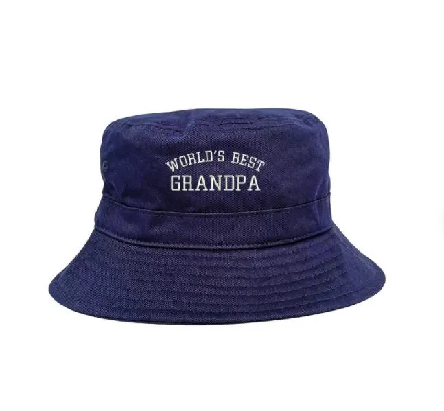 World's Best Grandpa Bucket Hat