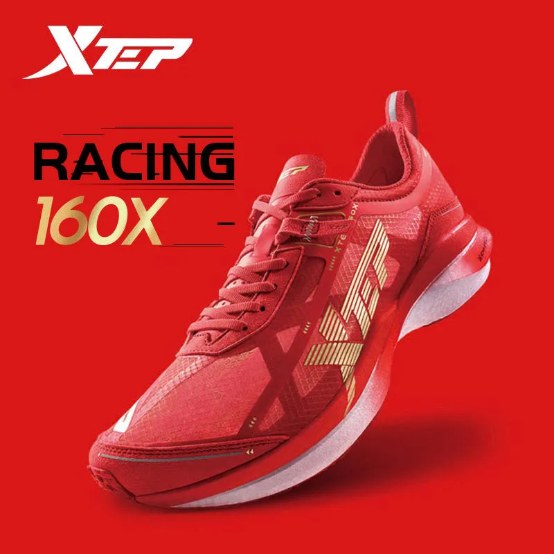 Xtep [Racing 160X] Men Running Shoes 2020 New Professional Lightweight Marathon Running Shoes 980119110557