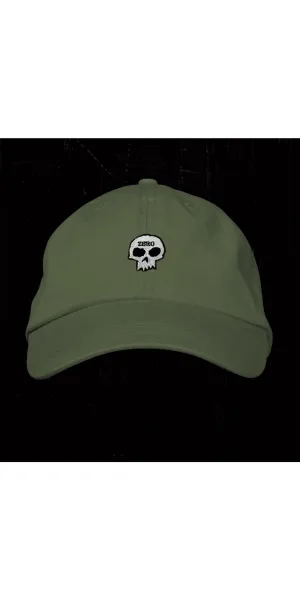 Zero Skateboards Single skull Dad hat Army Cap - Gorra